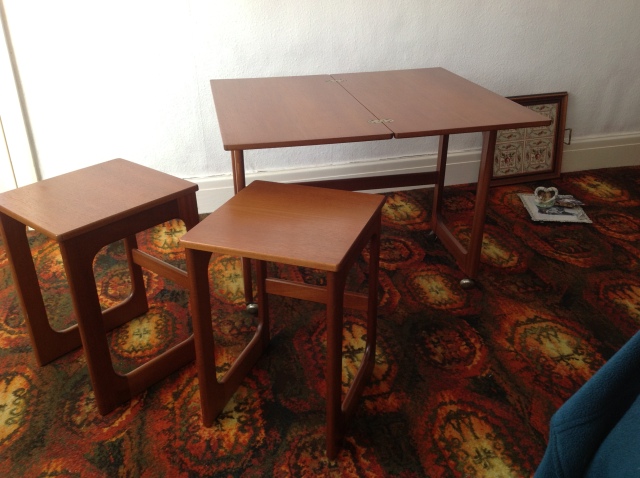 Should we take this set of tables? I think they would be great for an upcycling project